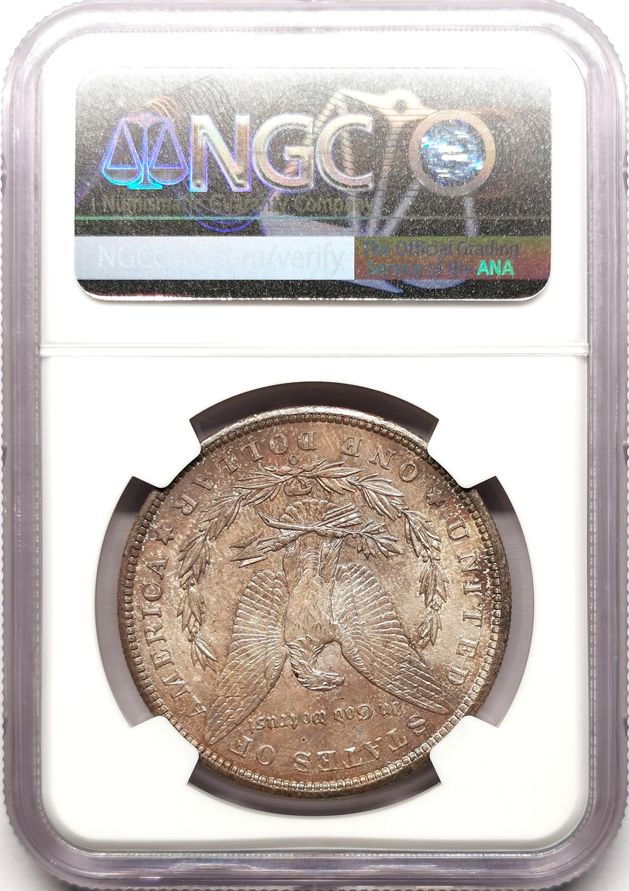 凡希社世界钱币微拍第二百六十一期（龙年开运场） 1900O美国摩根壹元NGC-MS63