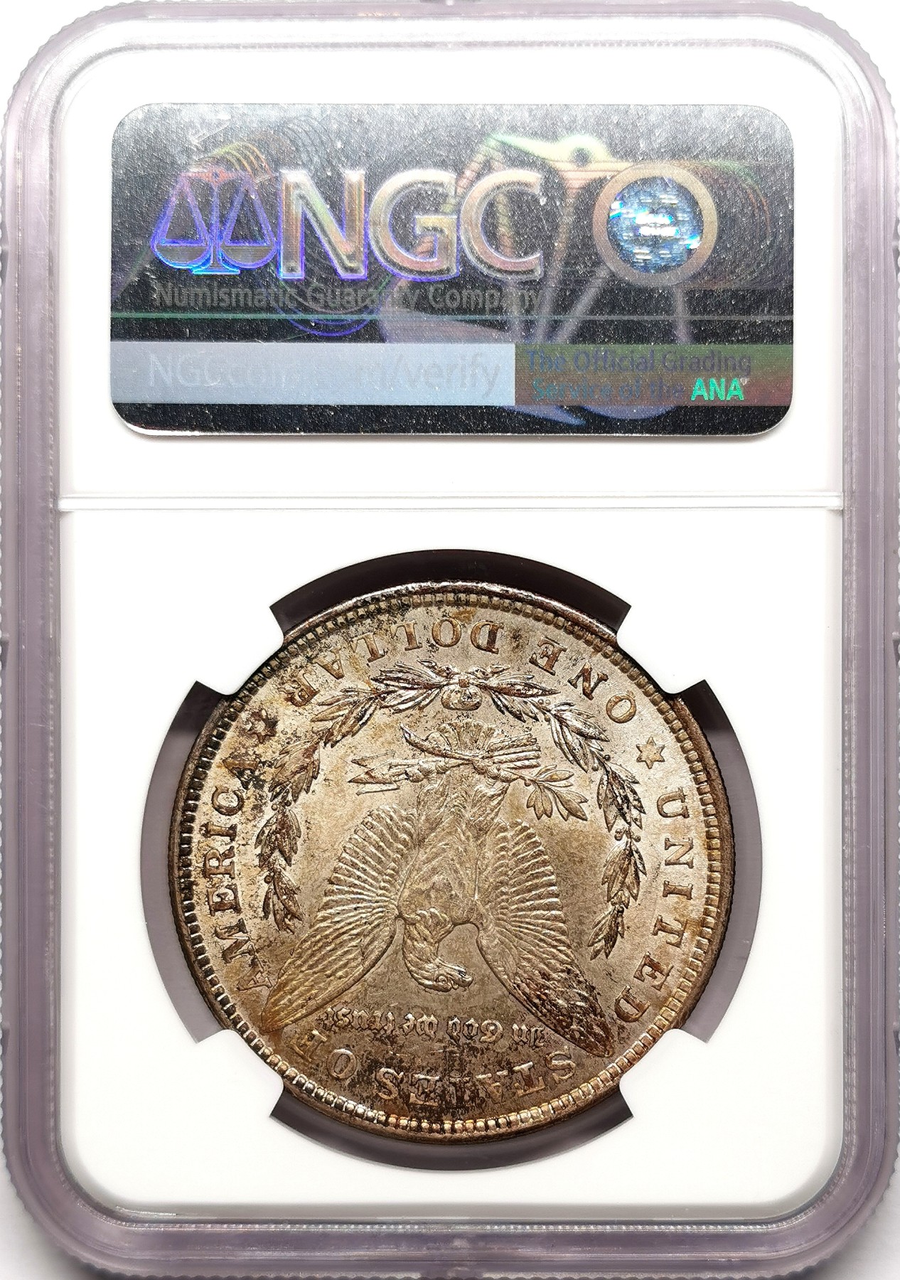 凡希社世界钱币微拍第二百六十一期（龙年开运场） 1921美国摩根壹元NGC-MS63