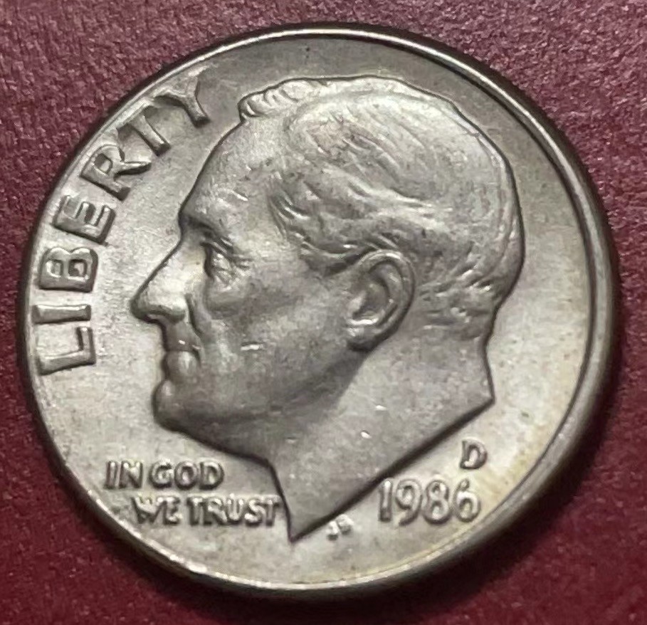 神仙姐姐散币好品专场第二十二期（无佣金满邮自动发出 1986 年美国十美分