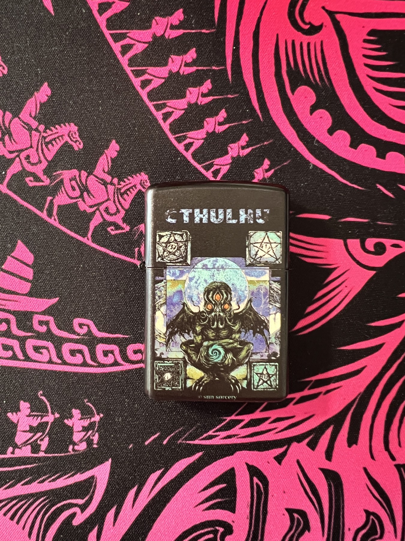 锦色铺子的卡拍  第12期  随机赠送小礼品 克苏鲁的呢喃.打火机