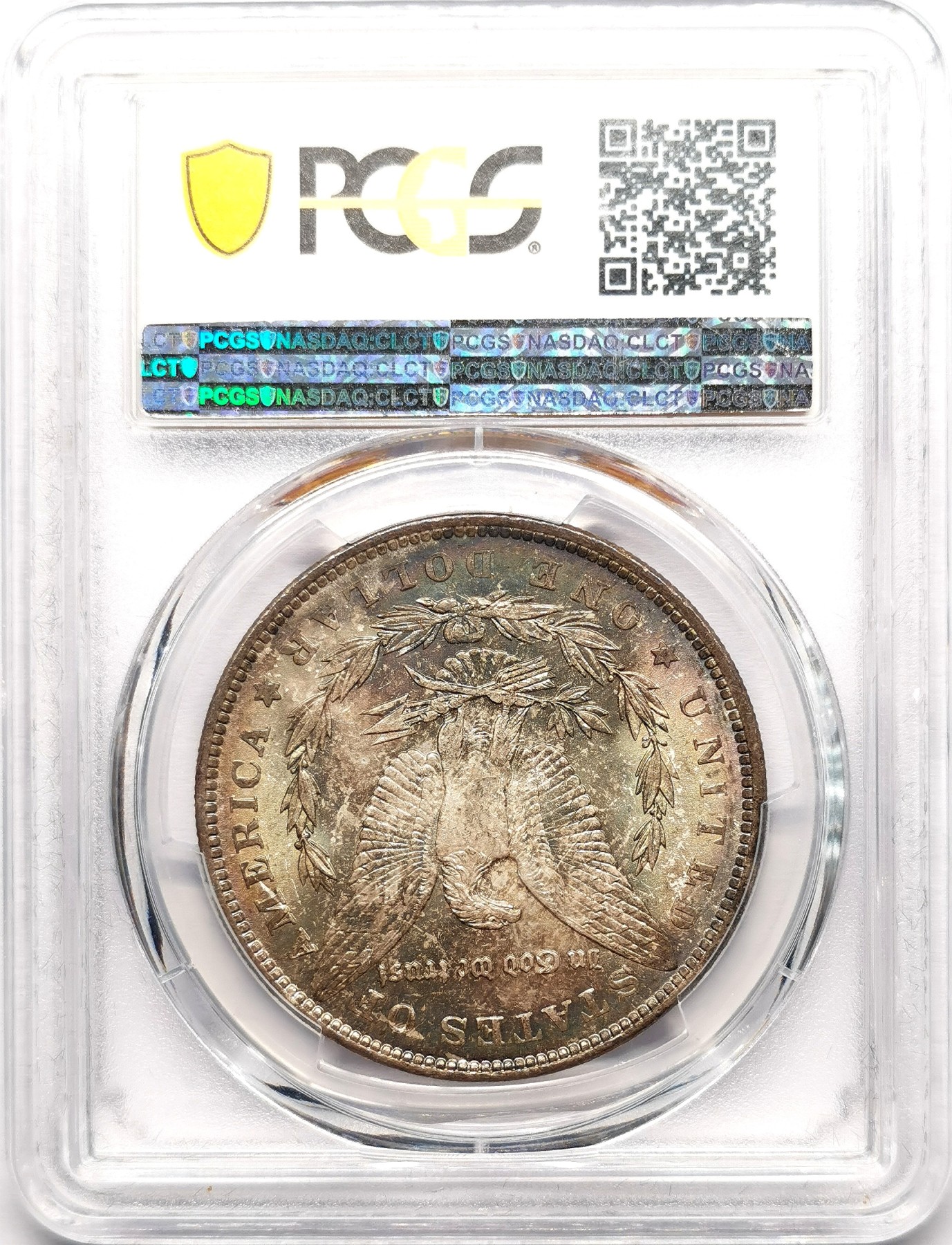 凡希社世界钱币微拍第二百六十一期（龙年开运场） 1889美国摩根壹元PCGS-MS64粉彩！