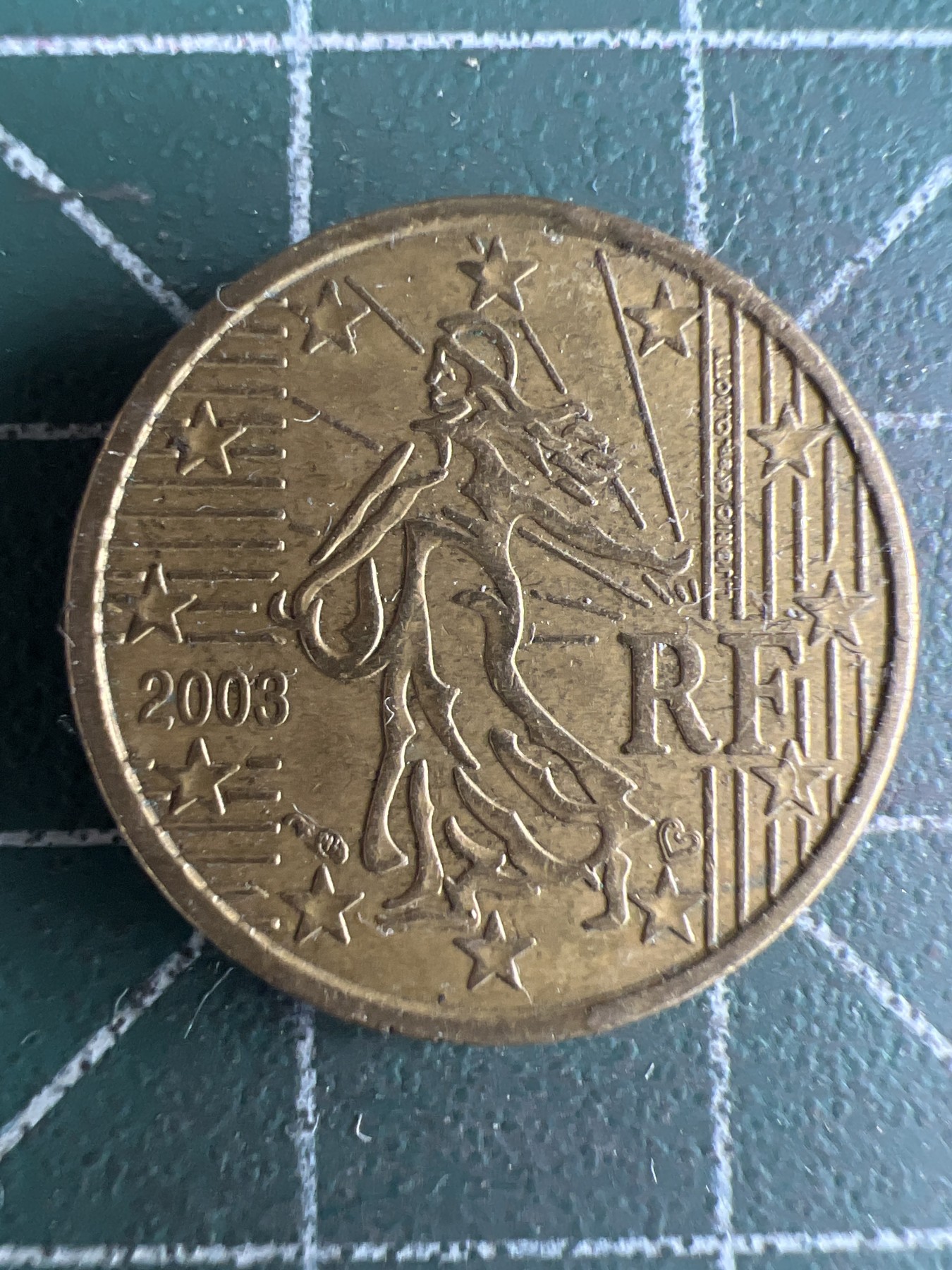 第569期 硬币专场 （无押金，捡漏，全场50包邮，偏远地区除外，接收代拍业务） 法国10欧分  2003年