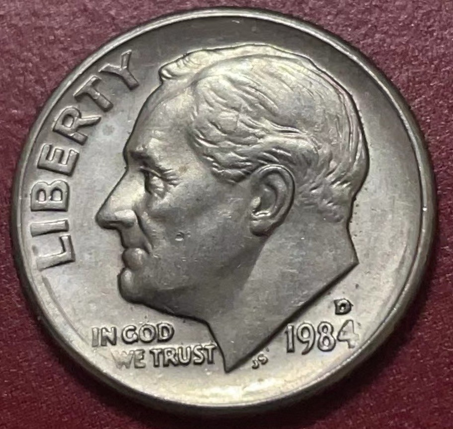 神仙姐姐散币好品专场第二十二期（无佣金满邮自动发出 1984 年美国十美分