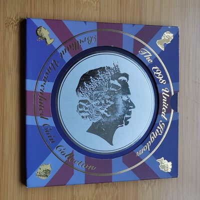 道一币馆币章第四十场 - 原包装 英国1998年套币九枚