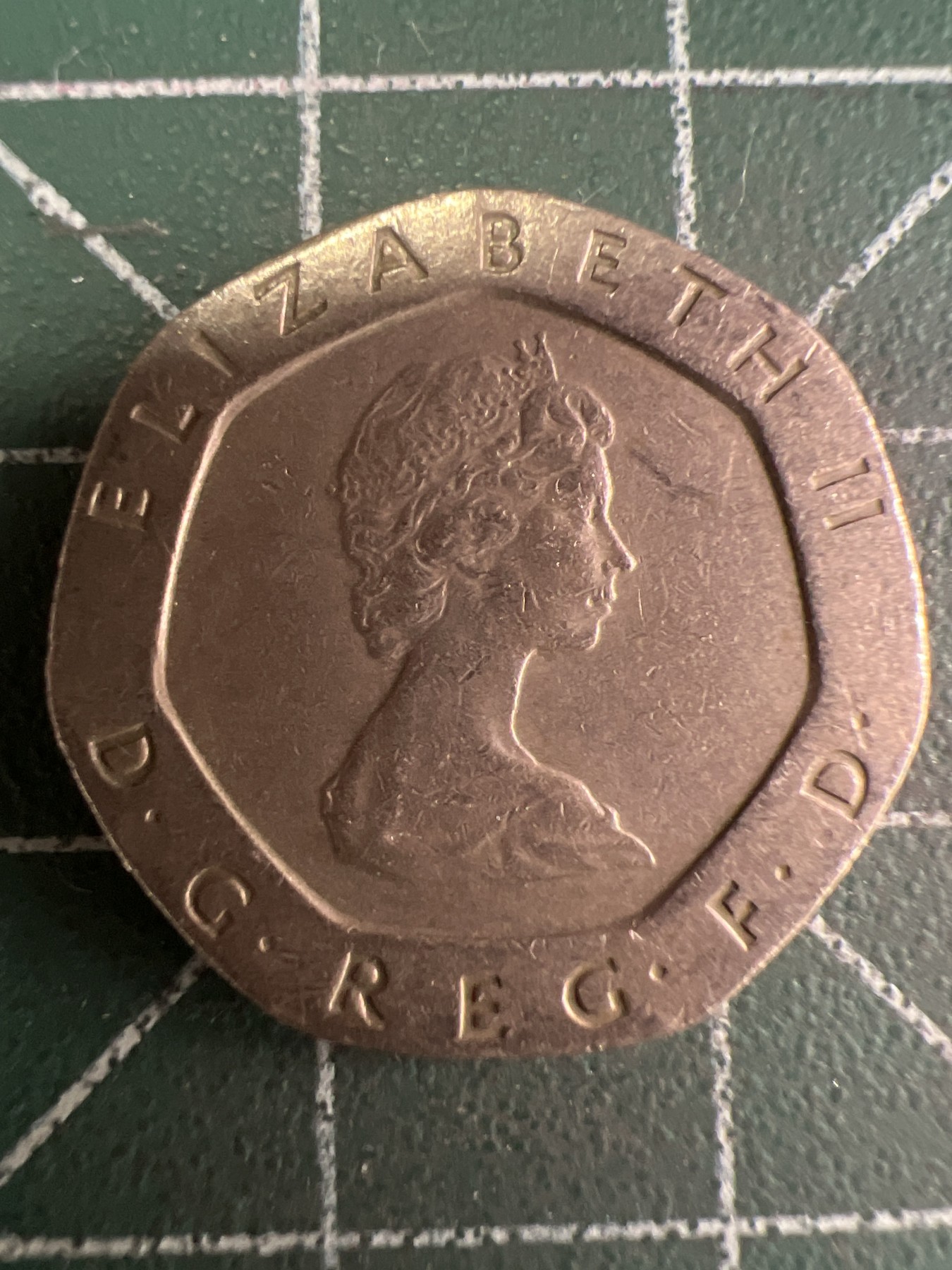 第592期 硬币专场 （无押金，捡漏，全场50包邮，偏远地区除外，接收代拍业务） 英国20便士 1982年