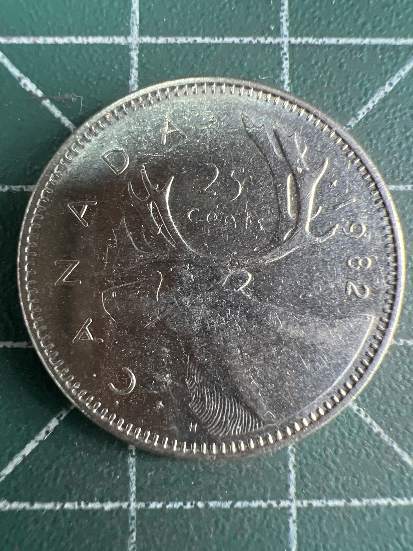 第539期  硬币专场 （无押金，捡漏，全场50包邮，偏远地区除外，接收代拍业务） 加拿大青年25分 1982年