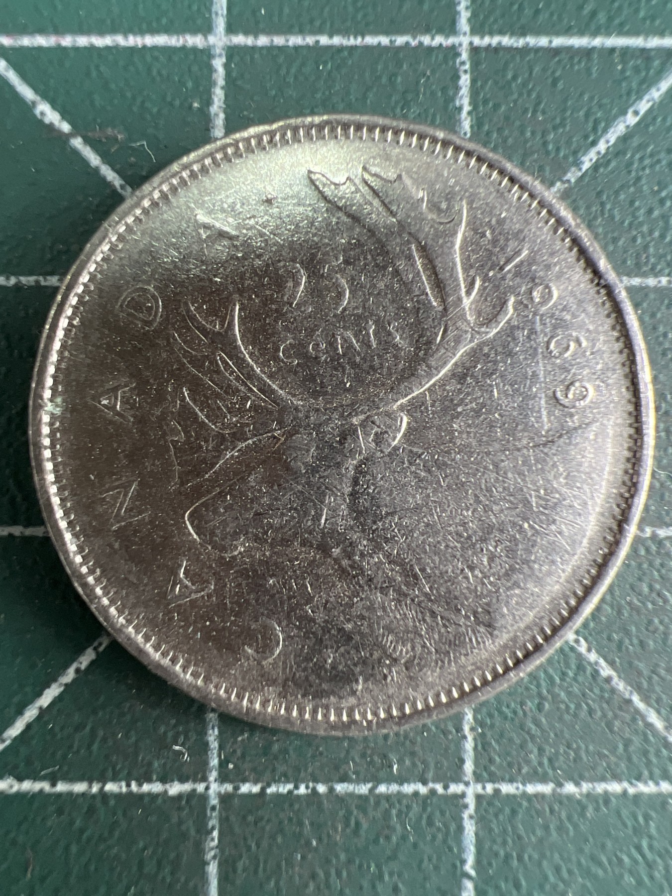 第539期  硬币专场 （无押金，捡漏，全场50包邮，偏远地区除外，接收代拍业务） 加拿大青年25分 1969年