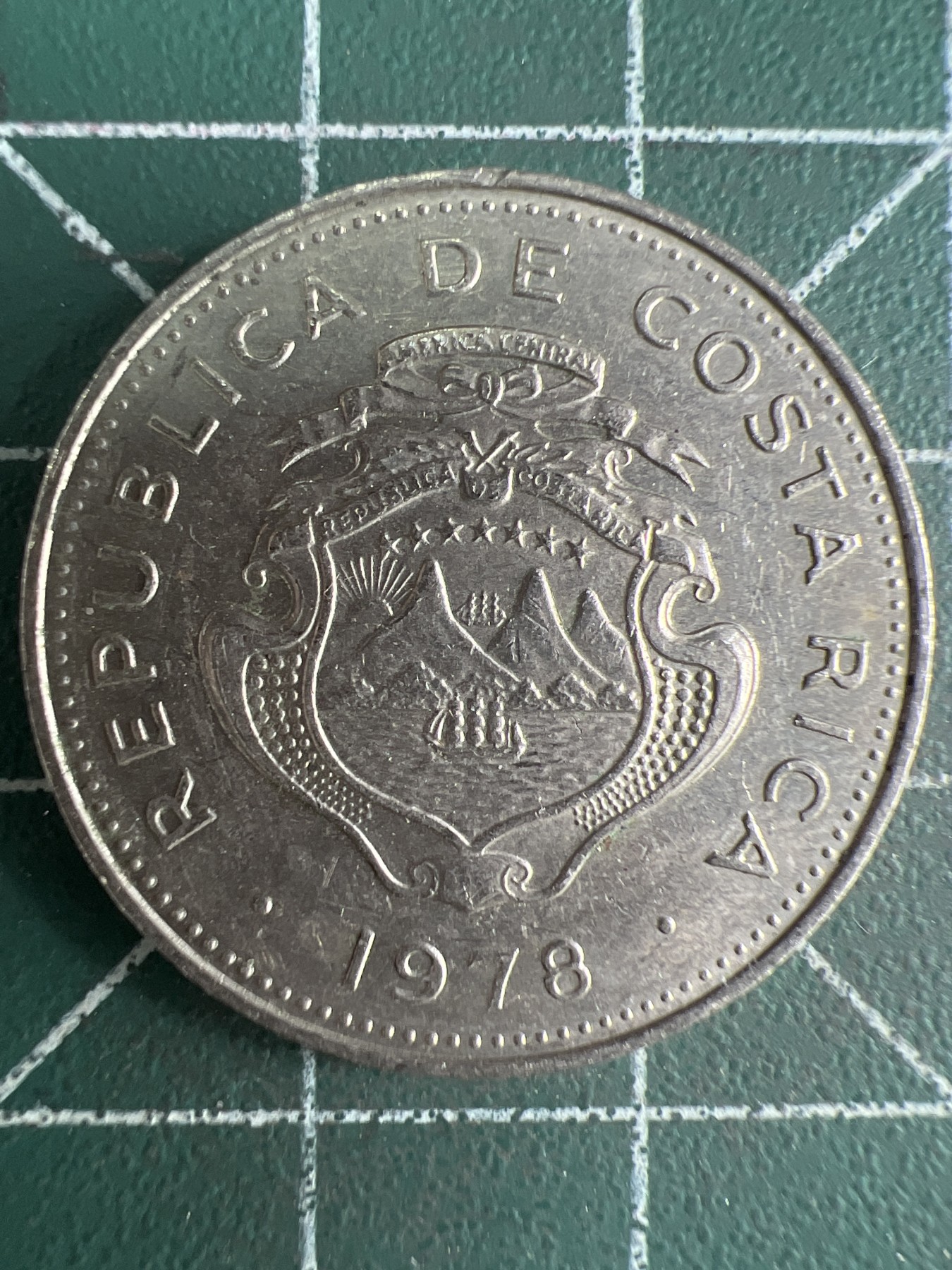 第539期  硬币专场 （无押金，捡漏，全场50包邮，偏远地区除外，接收代拍业务） 哥斯达黎加50分 1978年