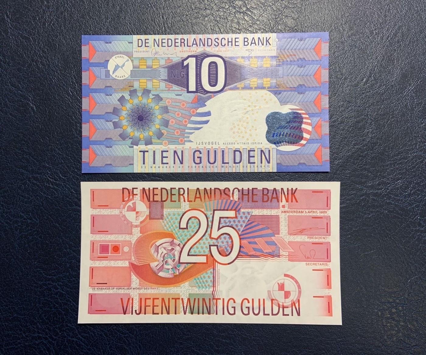 收藏联盟Quantum Auction 第327期拍卖  荷兰1992年10-100盾 品相UNC 齿轮版