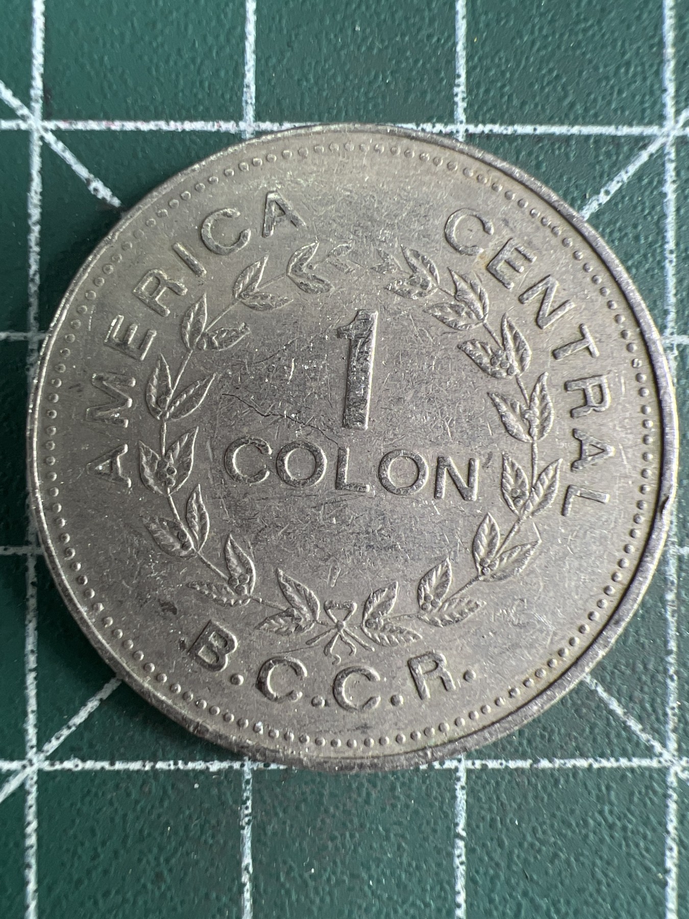 第539期  硬币专场 （无押金，捡漏，全场50包邮，偏远地区除外，接收代拍业务） 哥斯达黎加1克朗 1976年