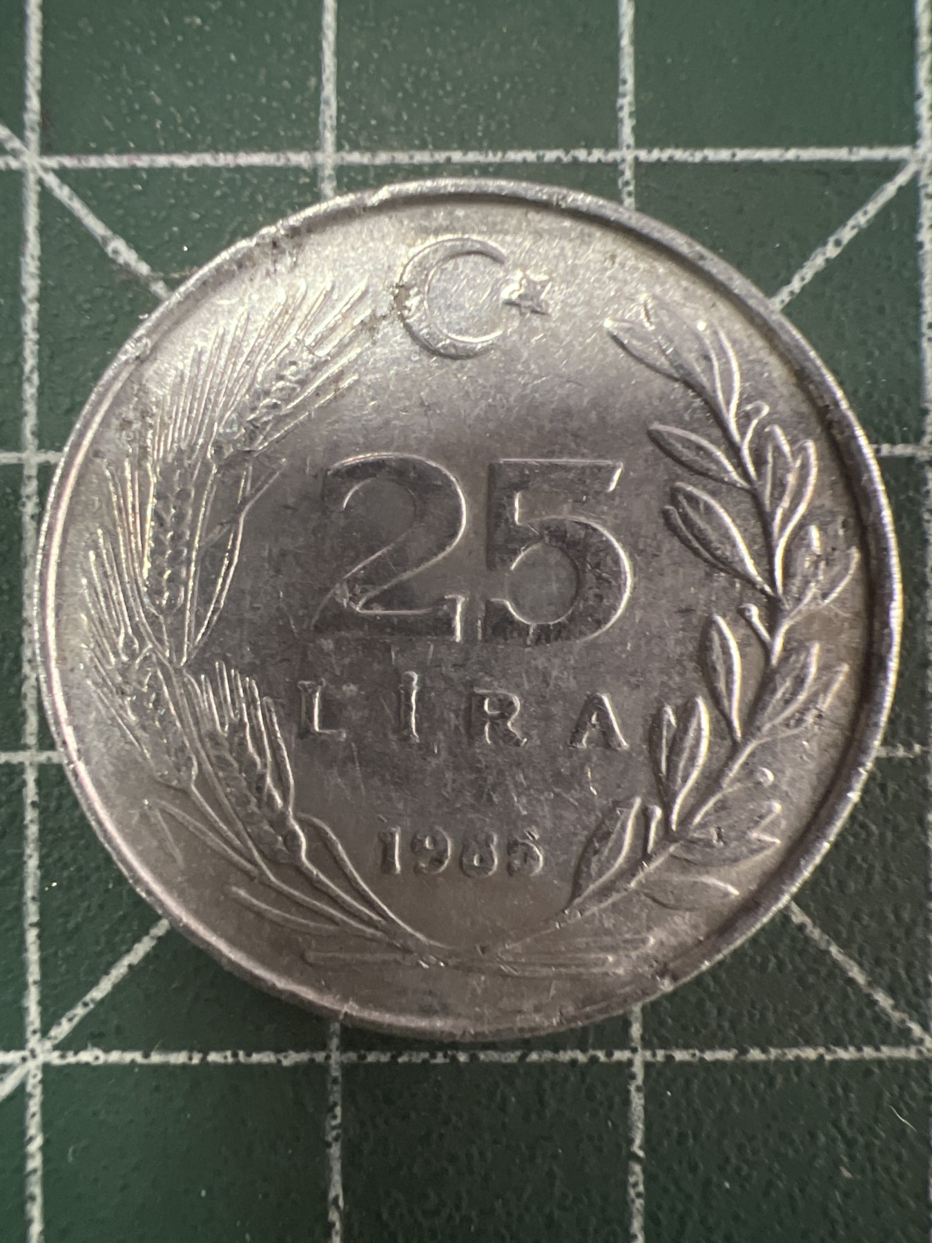 第592期 硬币专场 （无押金，捡漏，全场50包邮，偏远地区除外，接收代拍业务） 土耳其25里拉