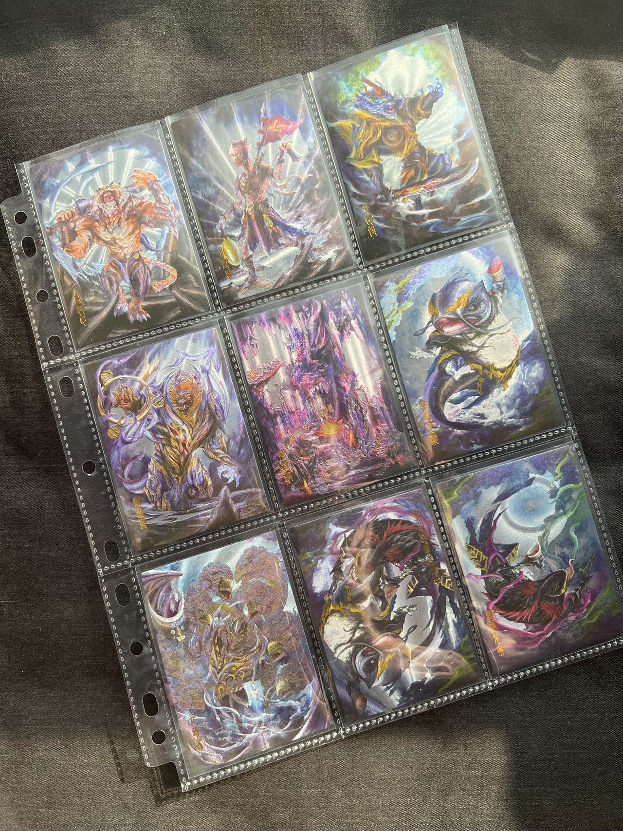 【随心卡拍】收藏卡拍卖【第13期】 潮皇 妖怪志 9张粗闪 妖怪