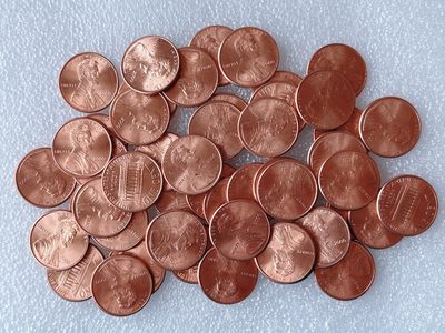 第一海外回流一元起拍收藏 散币专场 第68期 - 美国2000年1美分 林肯堂 原光品 50枚