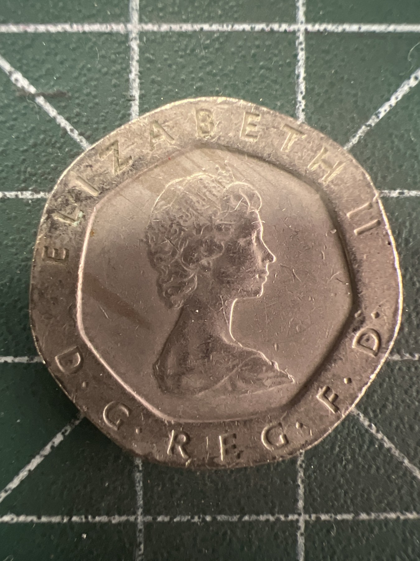 第592期 硬币专场 （无押金，捡漏，全场50包邮，偏远地区除外，接收代拍业务） 英国20先令  1982年