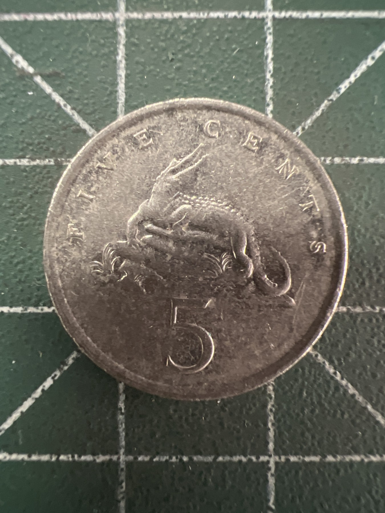 第667期 硬币专场 （无押金，捡漏，全场50包邮，偏远地区除外，接收代拍业务，本店十天发一次货） 牙买加五分