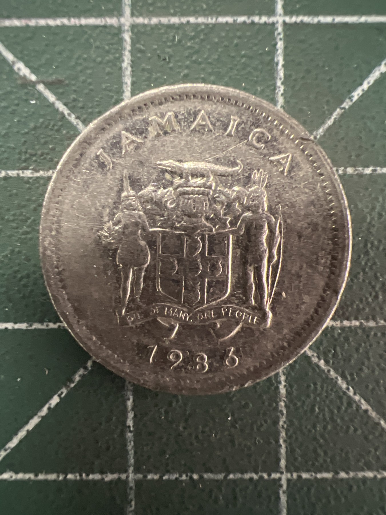 第667期 硬币专场 （无押金，捡漏，全场50包邮，偏远地区除外，接收代拍业务，本店十天发一次货） 牙买加五分