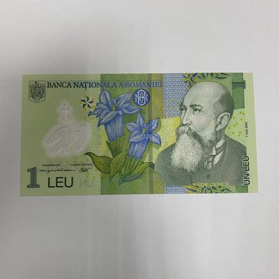 康怡轩【世界各国纸币专场】第80期 - 罗马尼亚 1列伊 塑料钞  094B8937555