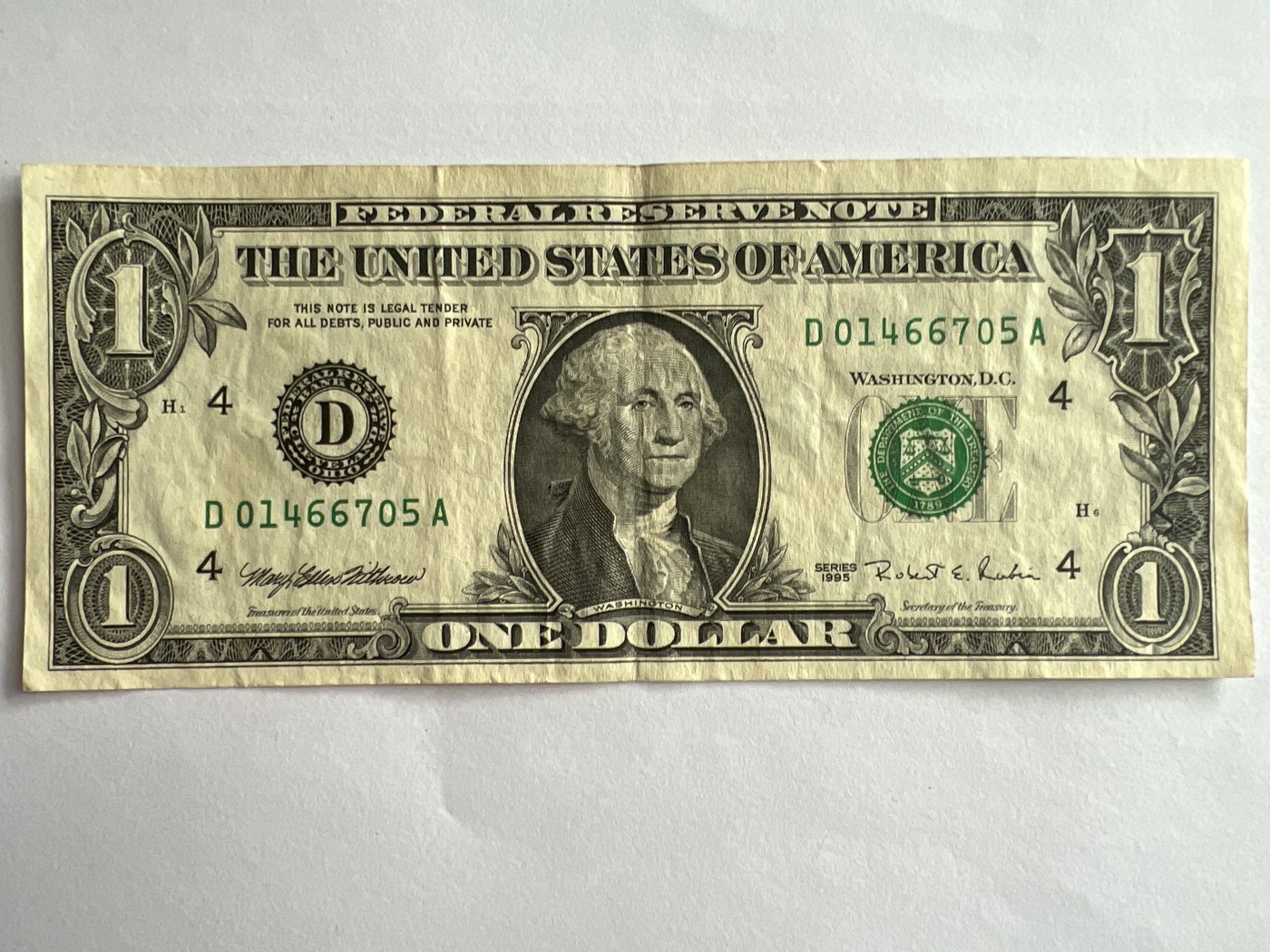 第540期  纸币专场 （无押金，捡漏，全场50包邮，偏远地区除外，接收代拍业务） 美国一美元