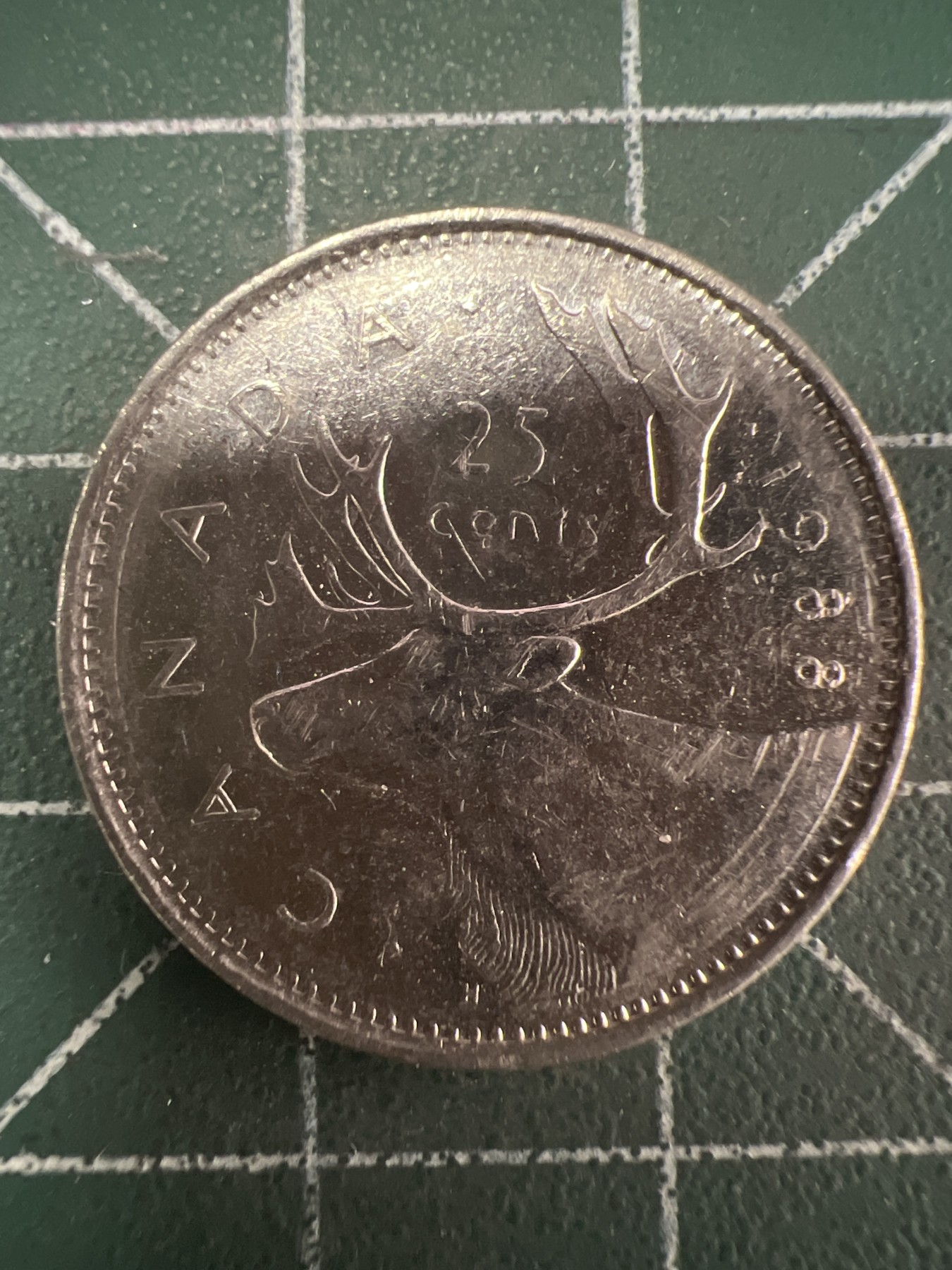 第542期  硬币专场 （无押金，捡漏，全场50包邮，偏远地区除外，接收代拍业务） 加拿大25分 青年