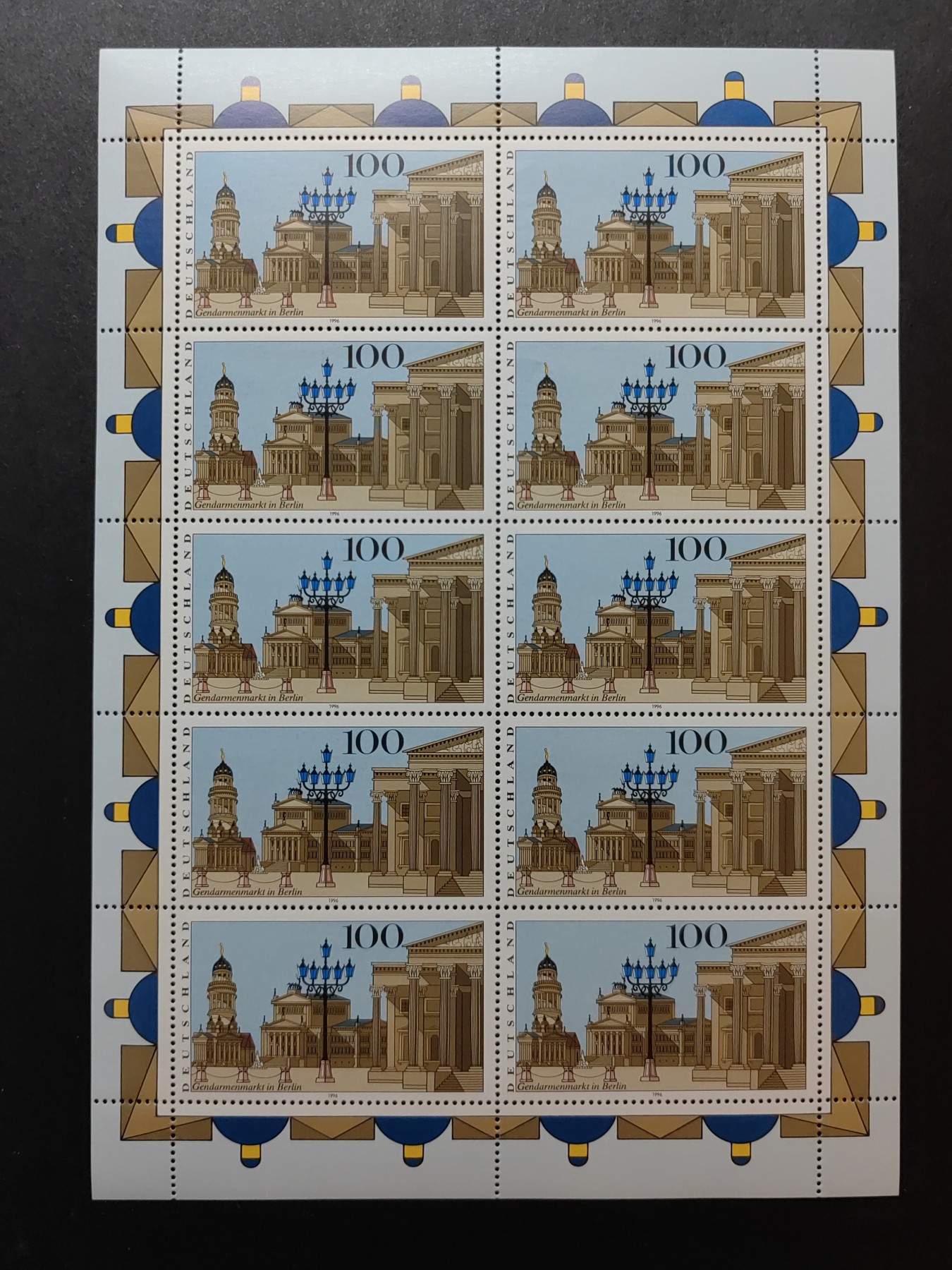 多国邮品✌（拍卖场）精品🔥专场 第⑤①场 德国 1996年著名景区 柏林中心街区