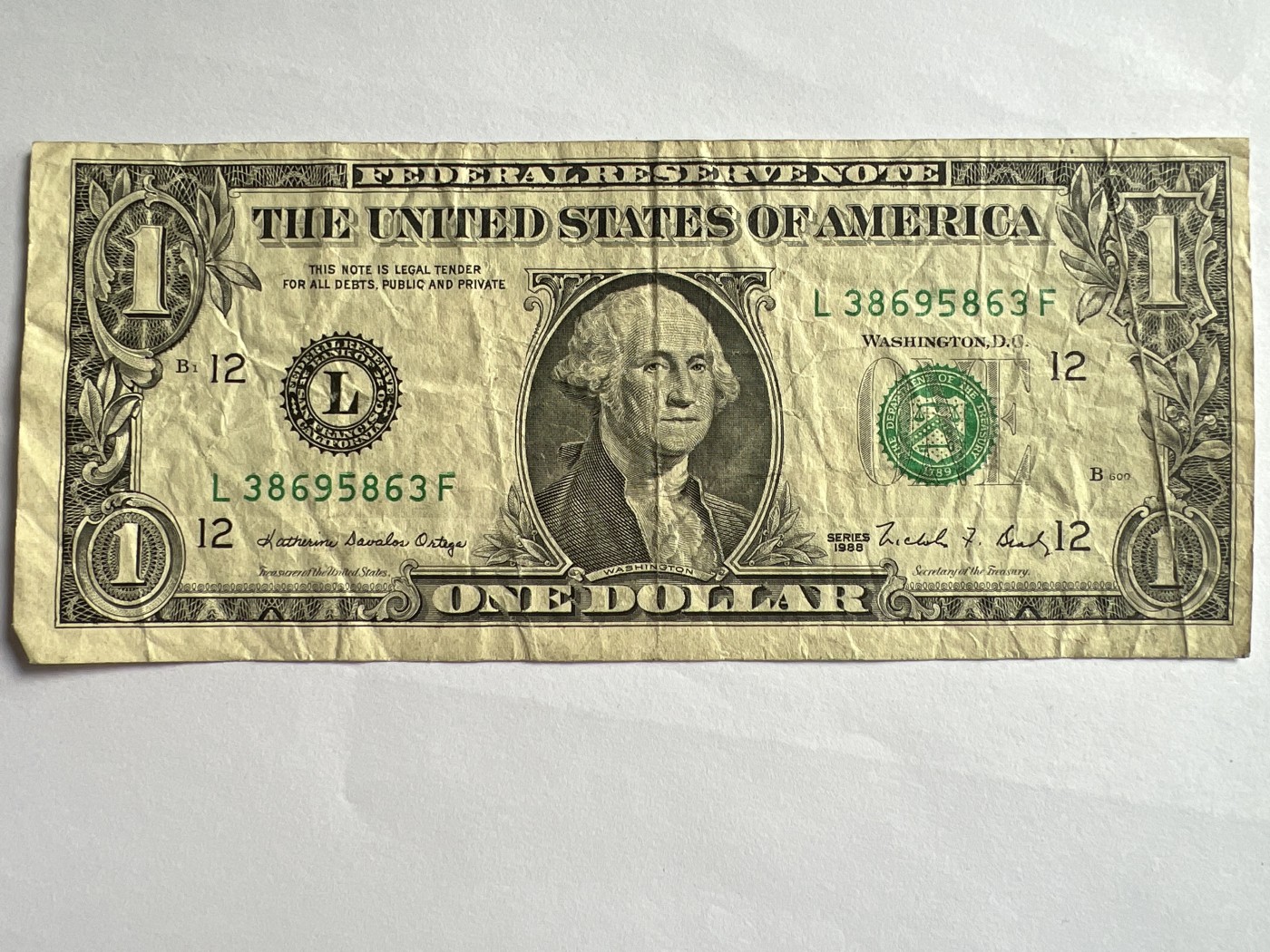 第666期 纸币专场 （无押金，捡漏，全场50包邮，偏远地区除外，接收代拍业务，本店十天发一次货） 美国一美元