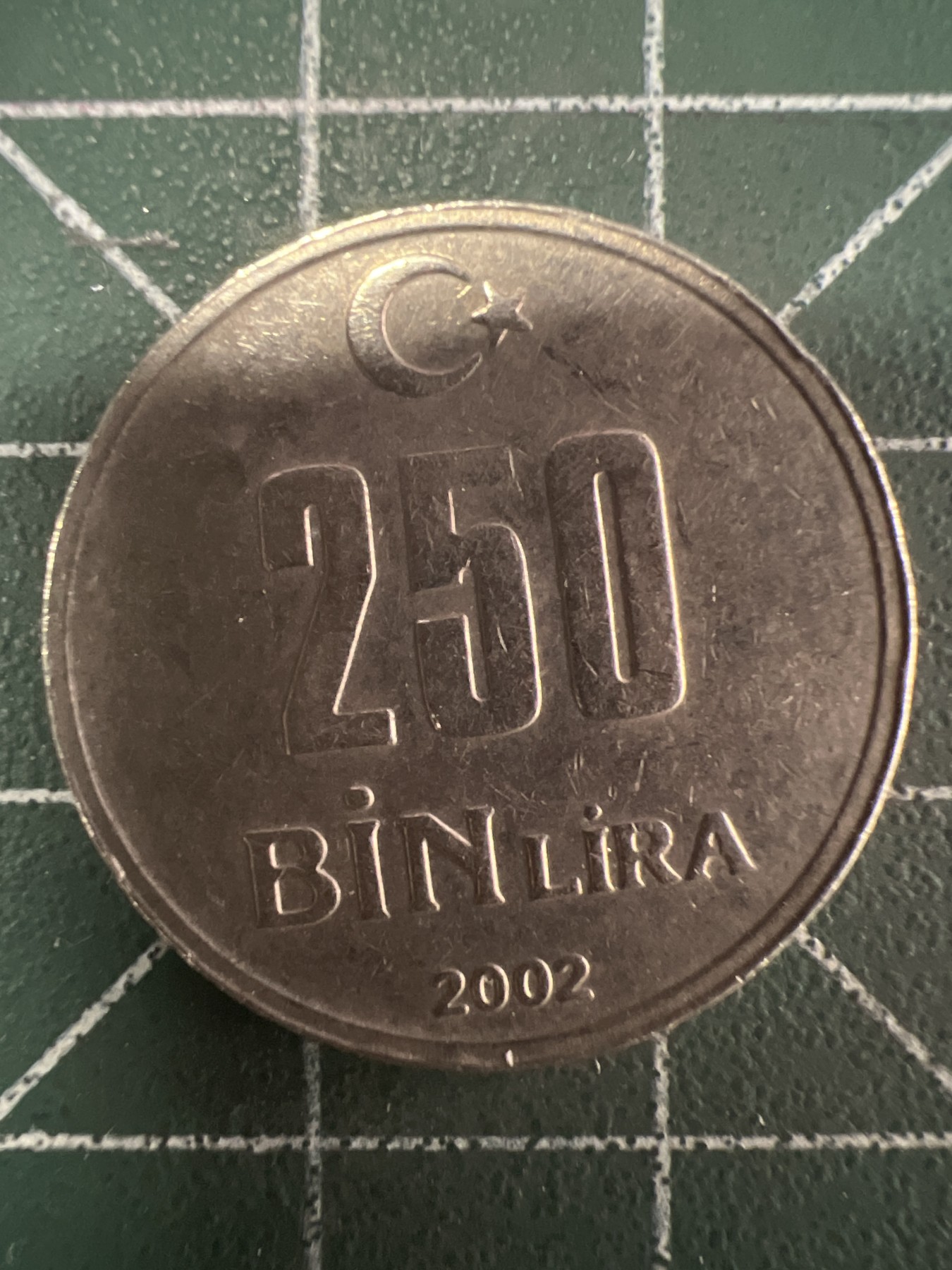 第542期  硬币专场 （无押金，捡漏，全场50包邮，偏远地区除外，接收代拍业务） 土耳其250Bin里拉