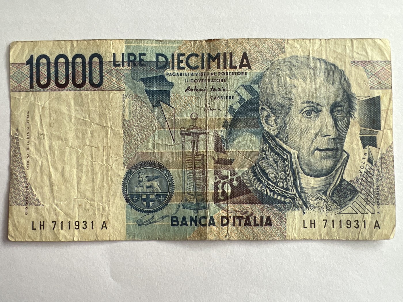 第540期  纸币专场 （无押金，捡漏，全场50包邮，偏远地区除外，接收代拍业务） 意大利10000里拉