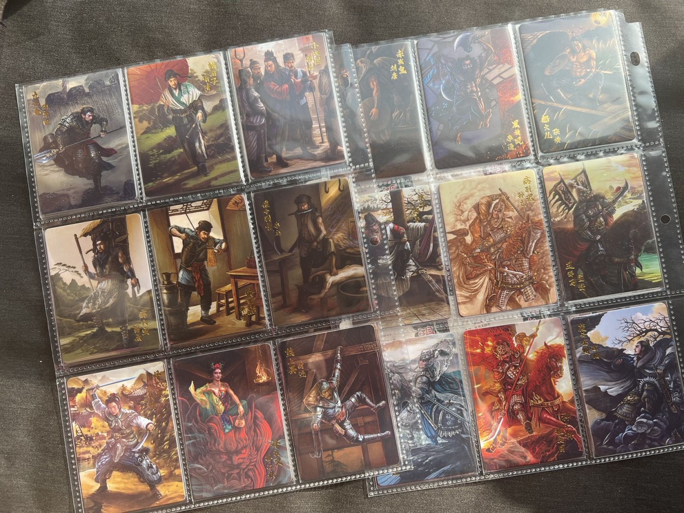【随心卡拍】收藏卡拍卖【第13期】 百里水浒卡 36张 普卡 带三娘武松+4张三国 普卡