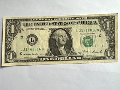 第564期 纸币专场 （无押金，捡漏，全场50包邮，偏远地区除外，接收代拍业务） - 美国一美元