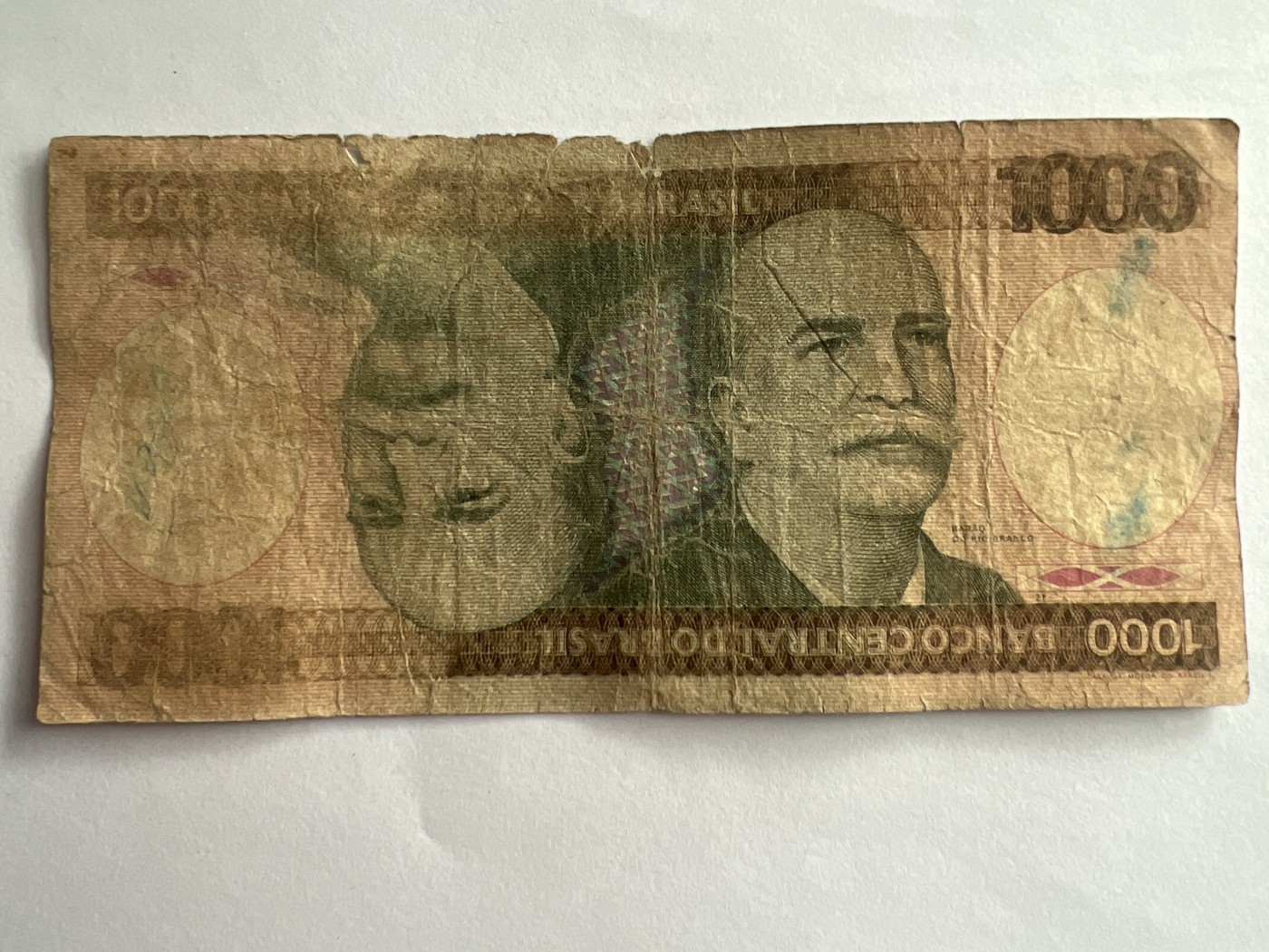 第612期 纸币专场 （无押金，捡漏，全场50包邮，偏远地区除外，接收代拍业务） 巴西1000克鲁塞罗