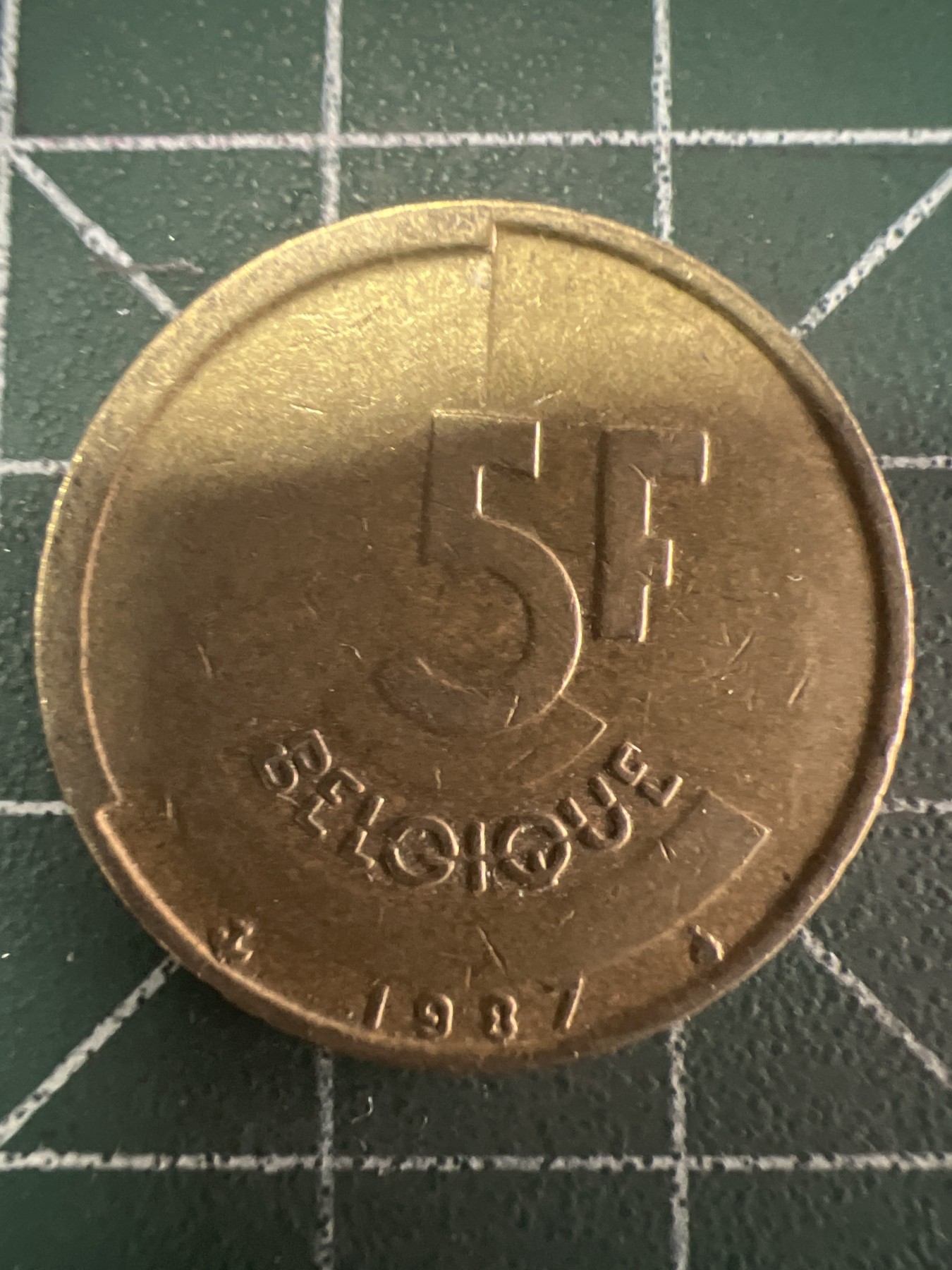 第542期  硬币专场 （无押金，捡漏，全场50包邮，偏远地区除外，接收代拍业务） 比利时5F