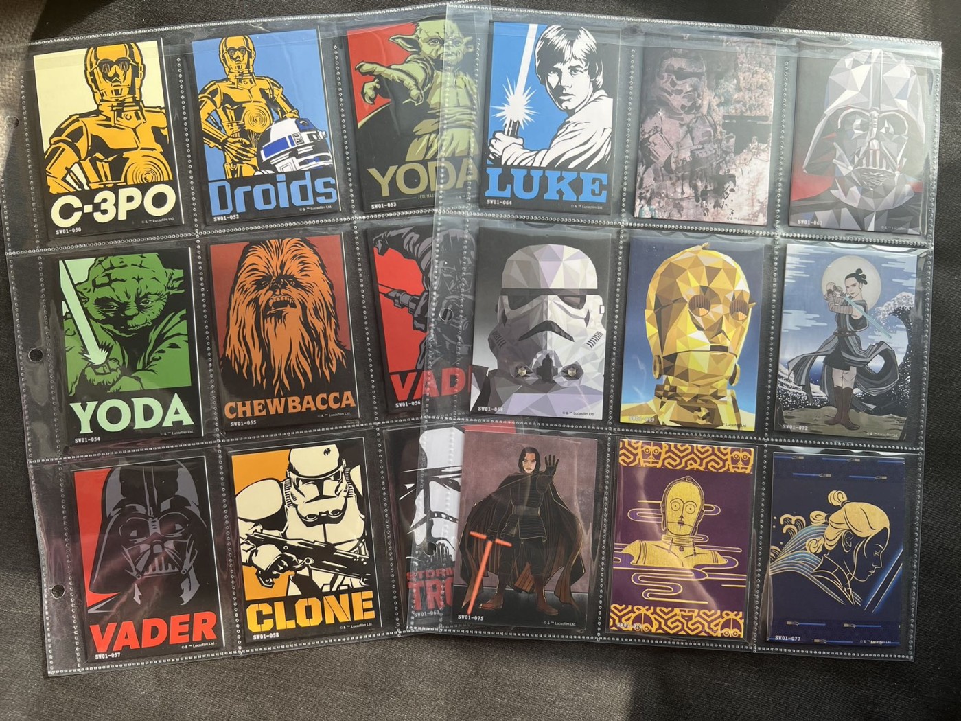 【随心卡拍】收藏卡拍卖【第13期】 集卡社 星战卡 18张 画风精美