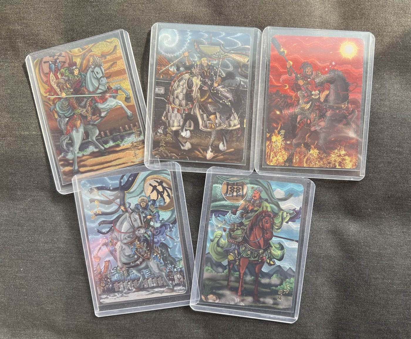 【随心卡拍】收藏卡拍卖【第13期】 飞将水浒 五虎卡 粗闪