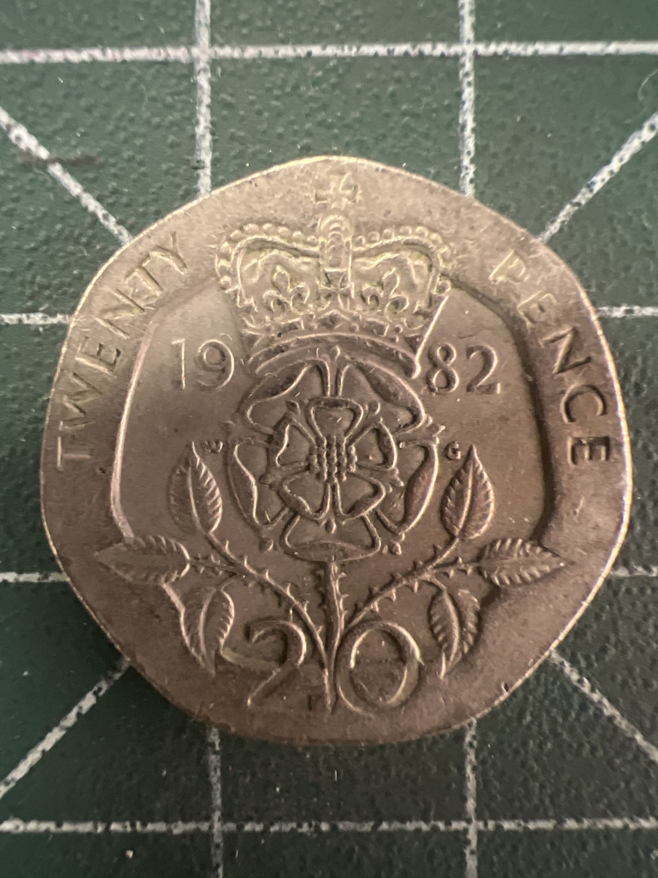 第592期 硬币专场 （无押金，捡漏，全场50包邮，偏远地区除外，接收代拍业务） 英国20先令  1982年