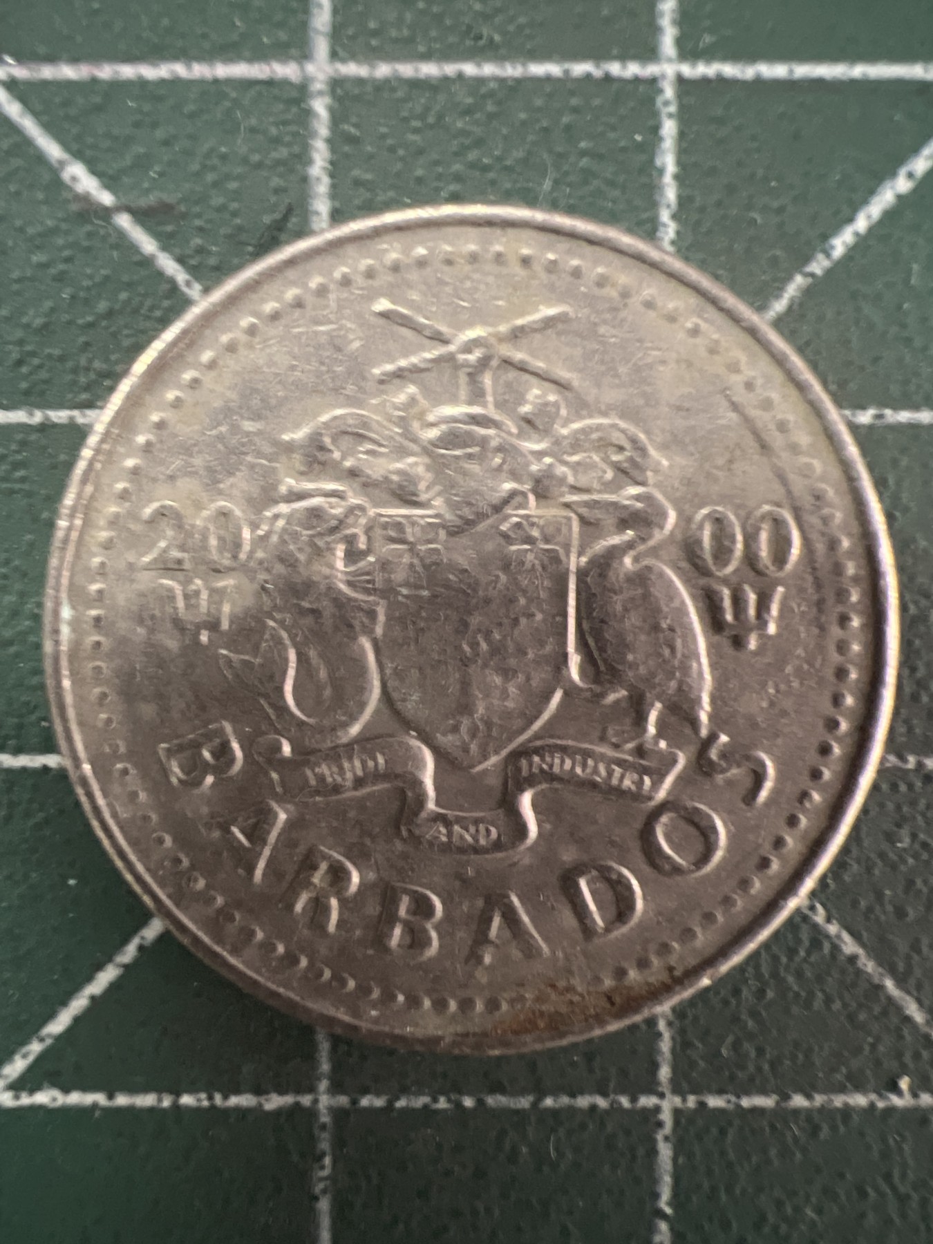 第560期 硬币专场 （无押金，捡漏，全场50包邮，偏远地区除外，接收代拍业务） 巴巴多斯25分