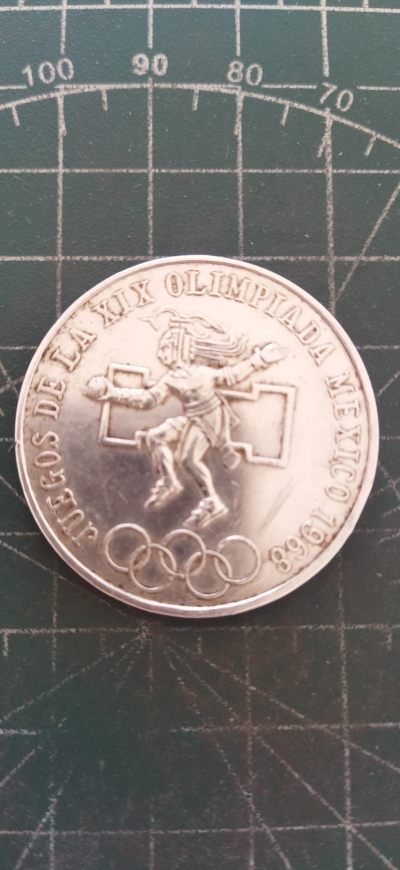 外国硬币初藏第24场(2024年第4场)近期有V丨P客户弃单未付款，望能珍惜VIP的信誉。 - 墨西哥25比索1968年奥运会纪念银币。