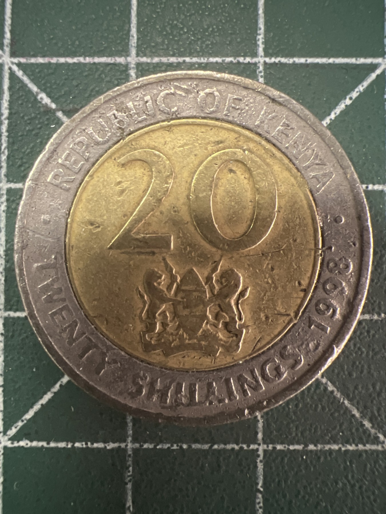 第592期 硬币专场 （无押金，捡漏，全场50包邮，偏远地区除外，接收代拍业务） 肯尼亚20先令