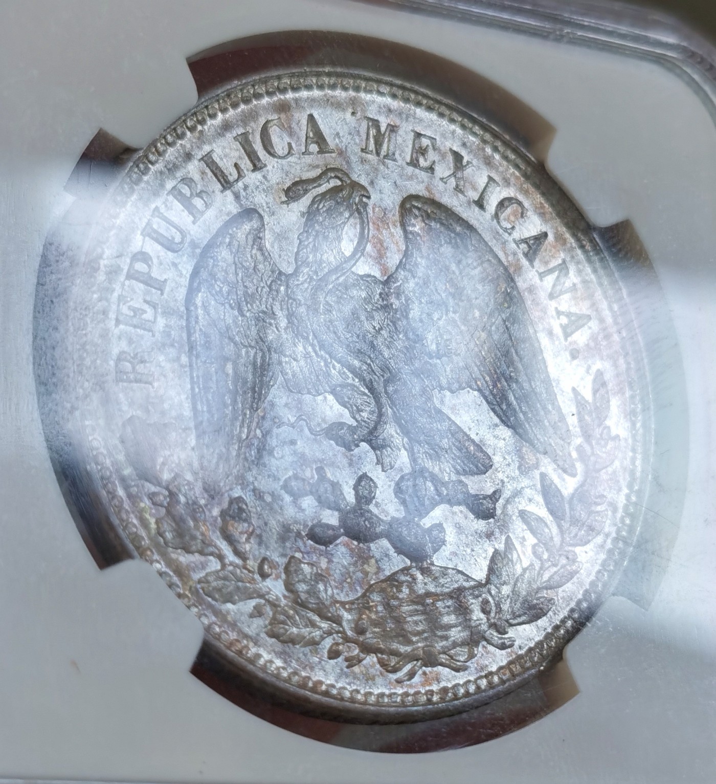 博洋堂世界钱币拍卖第066期（全场包邮） NGC MS62 墨西哥1904年MO AM版直边鹰洋，少见年份