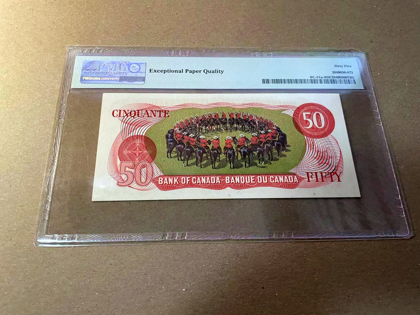 【Blue Auction】✨世界纸币精拍第440期【精】 加拿大 1975年50元 PMG65EPQ 