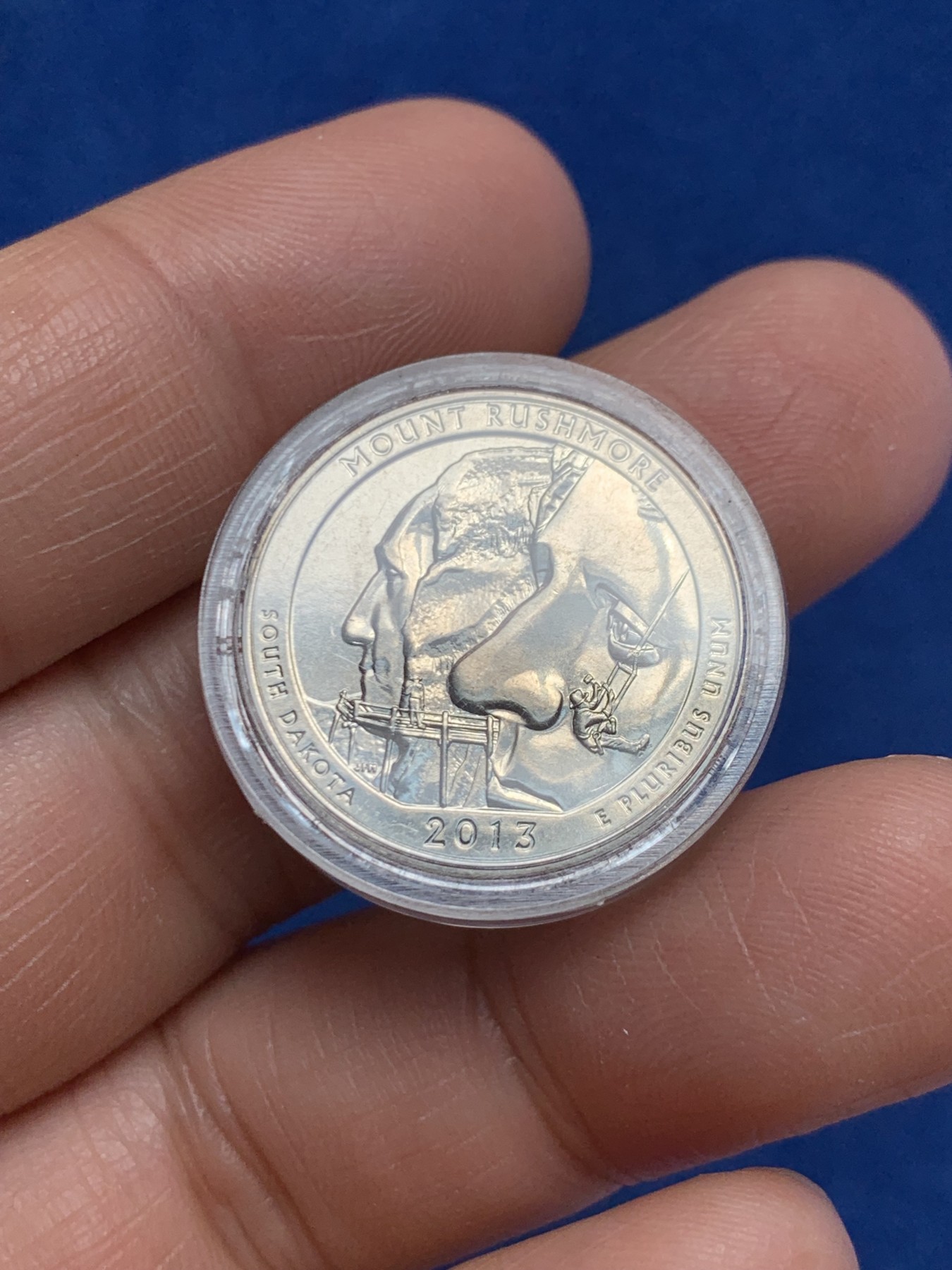 《竞宝斋》第243场-周日，周一 新年开场 (全场包邮) 3枚一组 2013年S版美国公园币 背面地标分别为大盆地公园、麦克亨利纪念碑、总统山