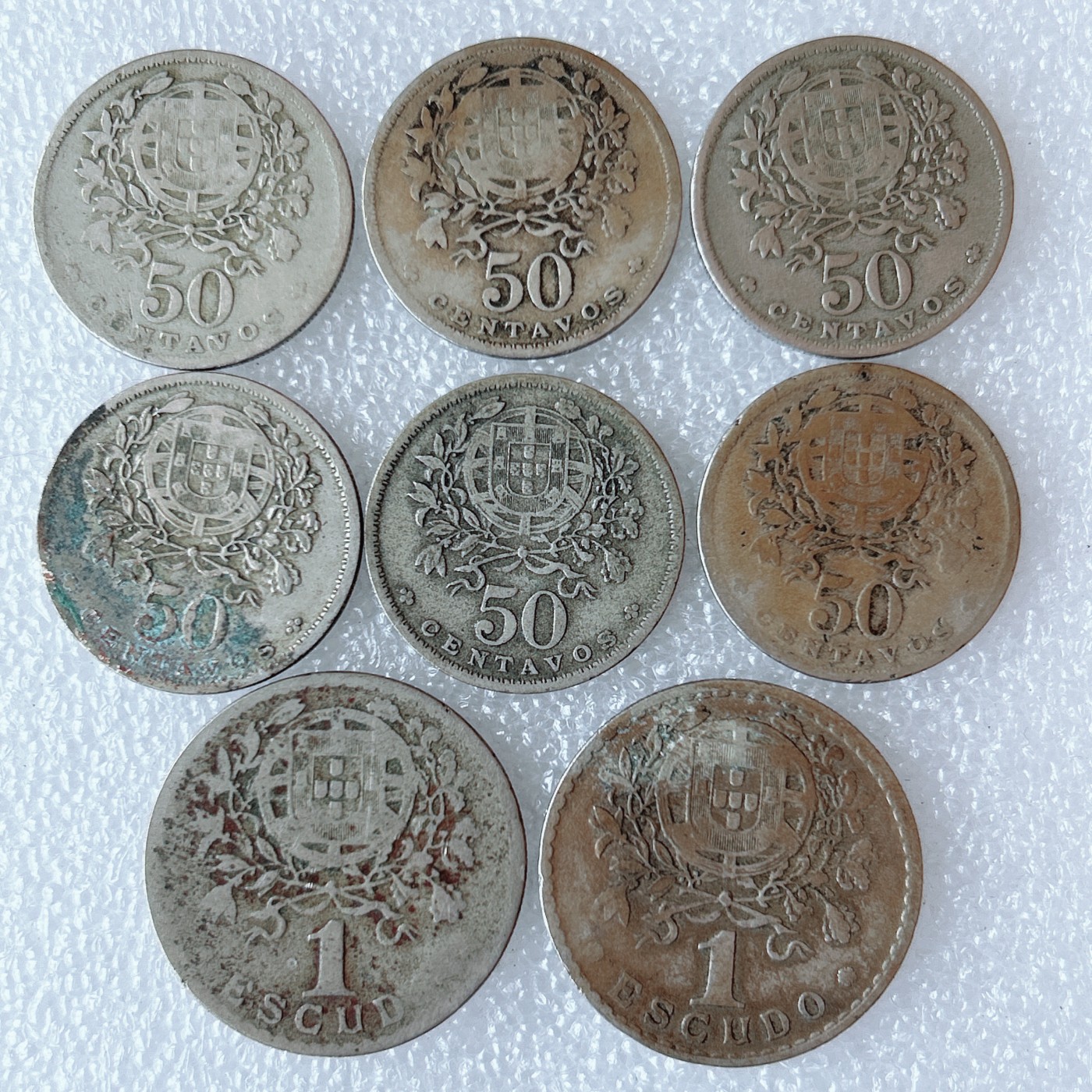 第一海外回流一元起拍收藏 散币专场 第68期 葡萄牙女神版8枚