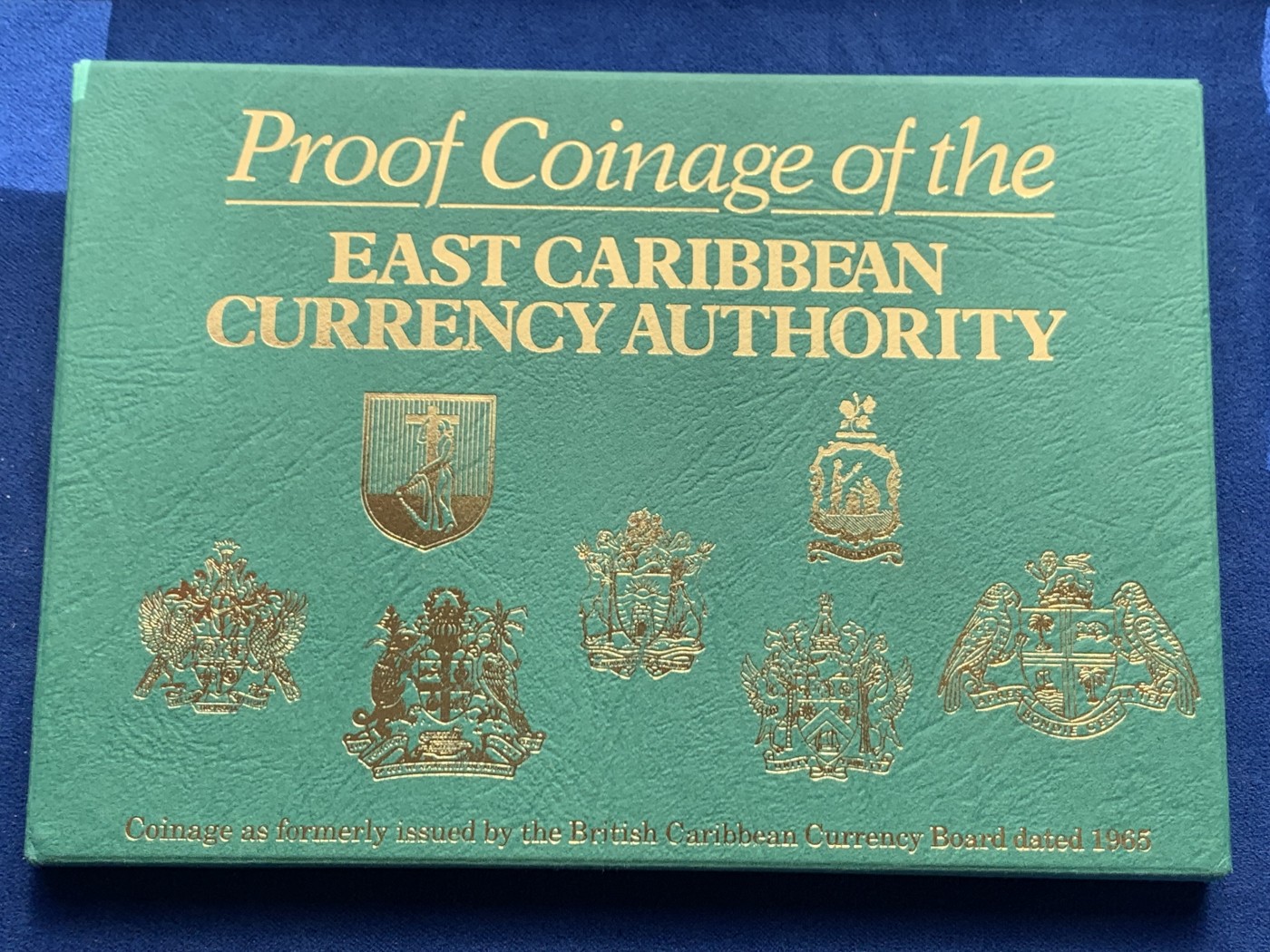 《竞宝斋》第243场-周日，周一 新年开场 (全场包邮) 1965年东加勒比6枚精制套，英皇厂出品，原包装，带证书，好状态。