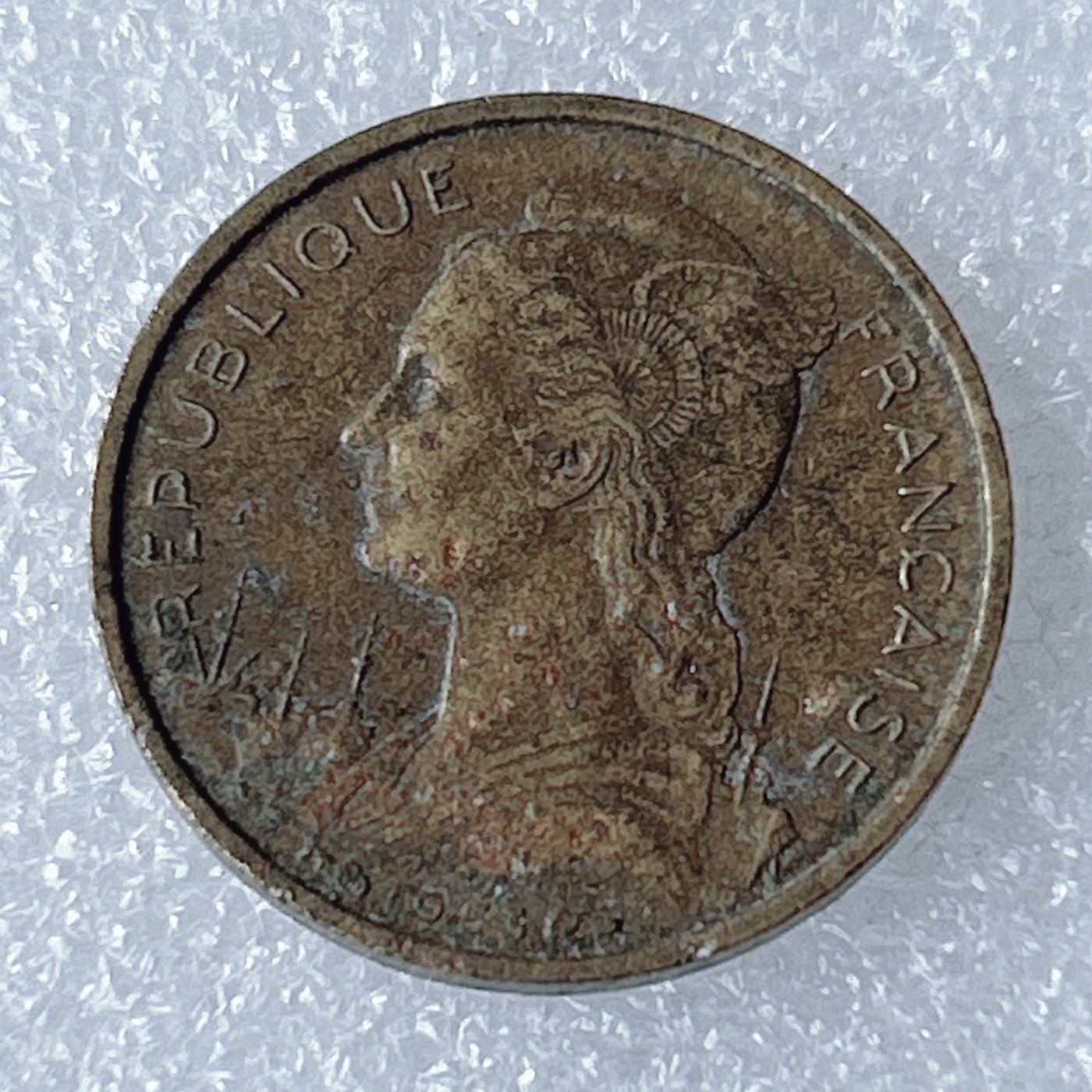 海外回流1元起拍小铺 各国钱币散币场 第8期 法属马达加斯加10法郎铜币