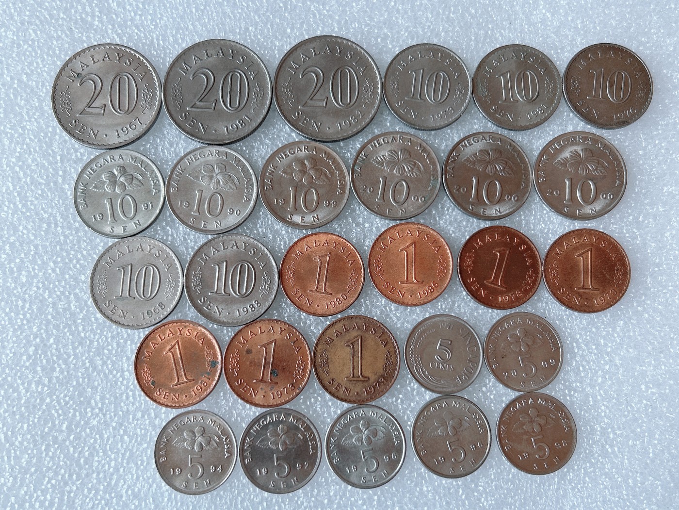 第一海外回流一元起拍收藏 散币专场 第68期 马来西亚