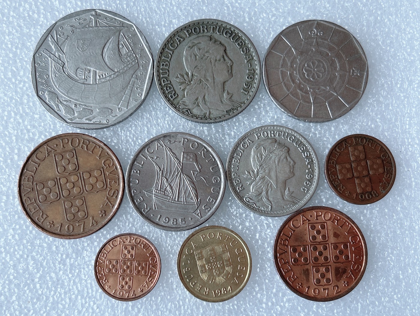 第一海外回流一元起拍收藏 散币专场 第68期 葡萄牙硬币 10枚 无重复