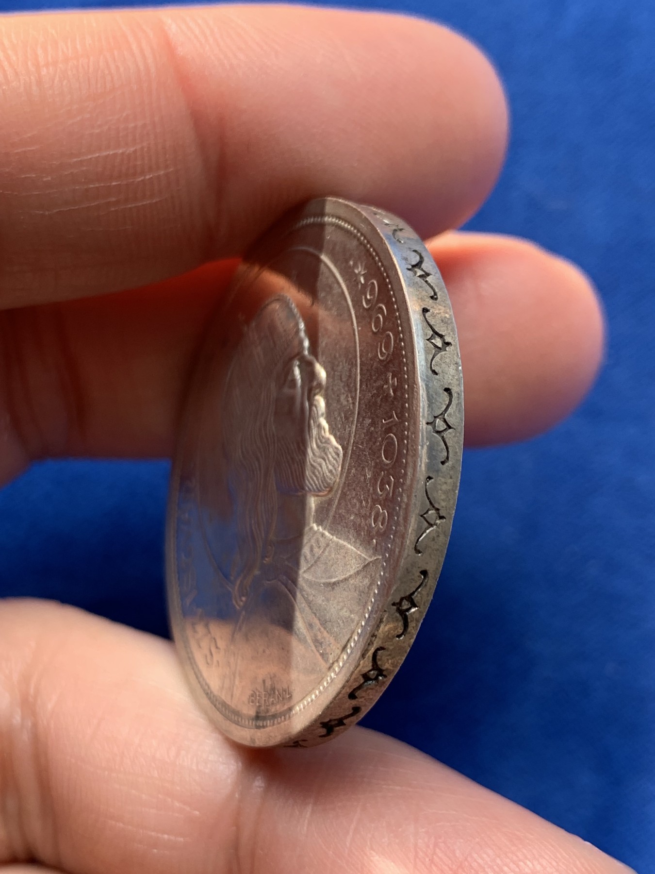 《竞宝斋》第243场-周日，周一 新年开场 (全场包邮) 匈牙利1938年斯蒂芬大公纪念5潘果大银币