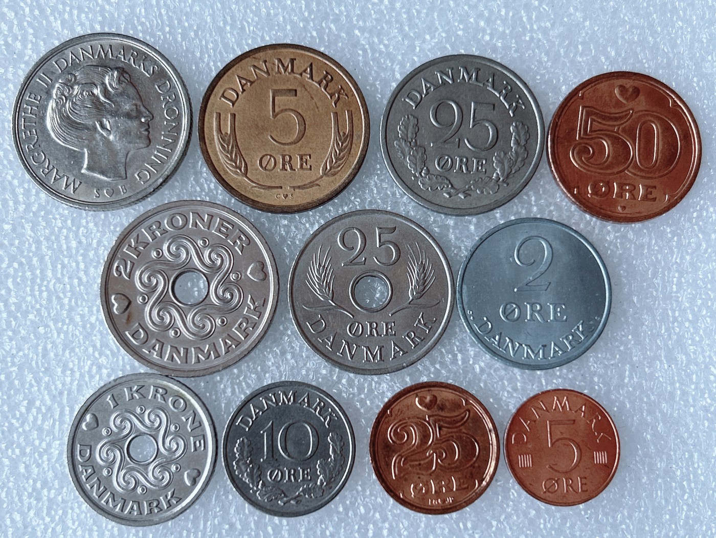 第一海外回流一元起拍收藏 散币专场 第68期 丹麦硬币 11枚 无重复