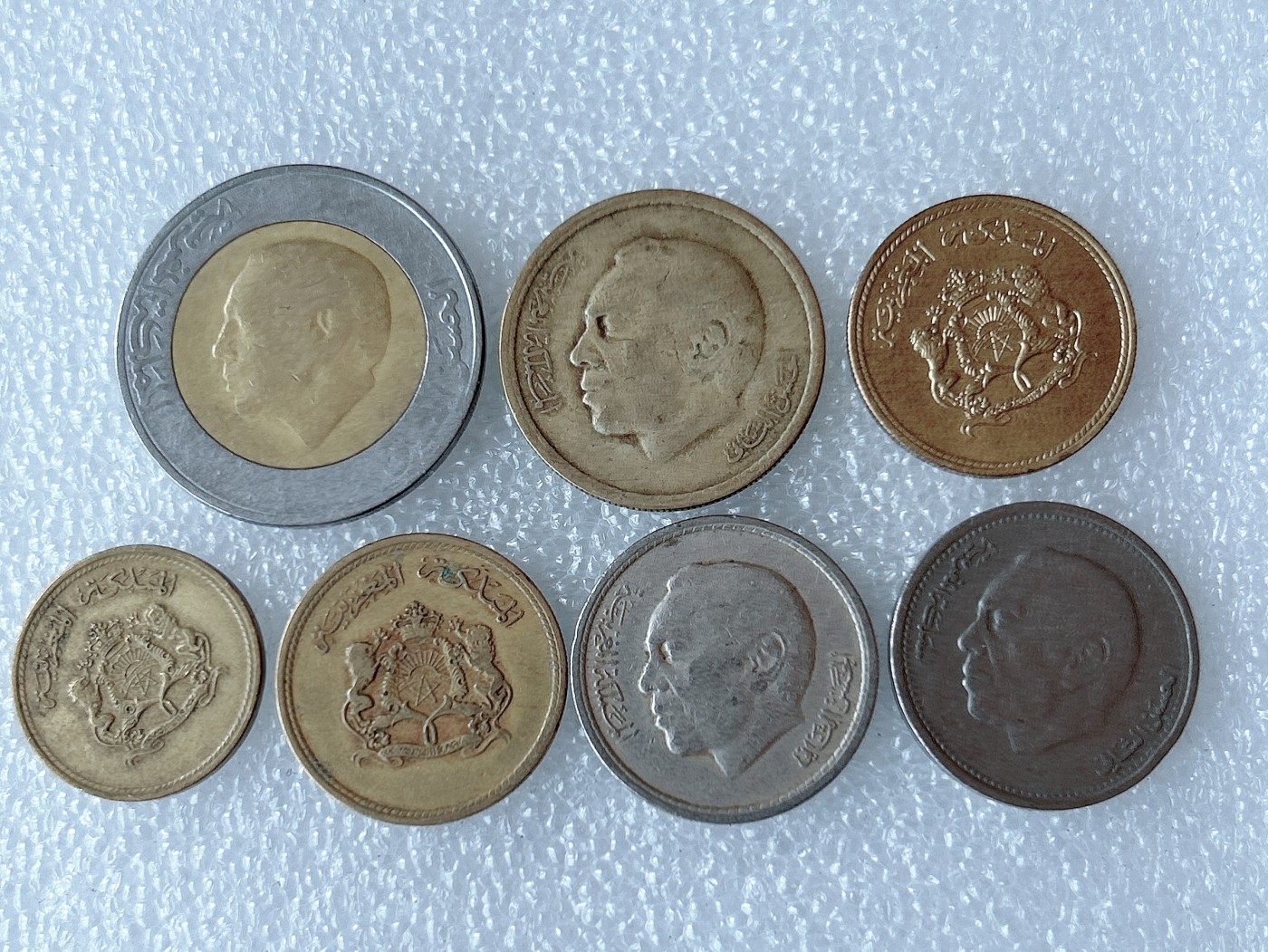 第一海外回流一元起拍收藏 散币专场 第68期 摩洛哥硬币 7枚