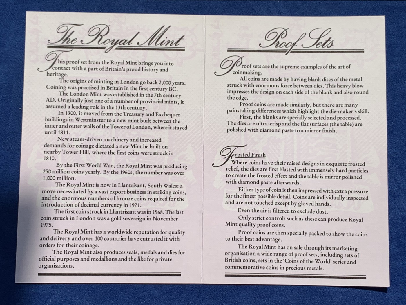 《竞宝斋》第243场-周日，周一 新年开场 (全场包邮) 1981年东加勒比6枚精制套币，英国皇家造币厂出品，原包装，带证书，好状态。