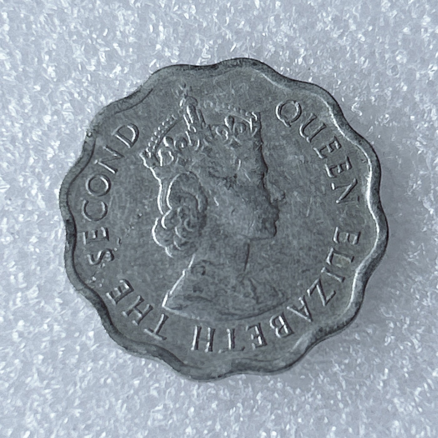 海外回流1元起拍小铺 各国钱币散币场 第8期 1983年英属伯利兹1分花边铝币